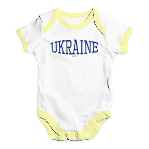 Ukraine College Grunge Baby Unisex Baby Grow Bodysuit