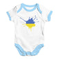 Ukraine Splat Baby Unisex Baby Grow Bodysuit