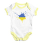 Ukraine Splat Baby Unisex Baby Grow Bodysuit