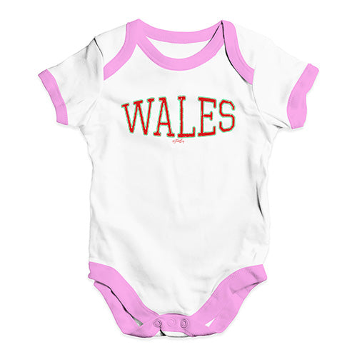 Wales College Grunge Baby Unisex Baby Grow Bodysuit