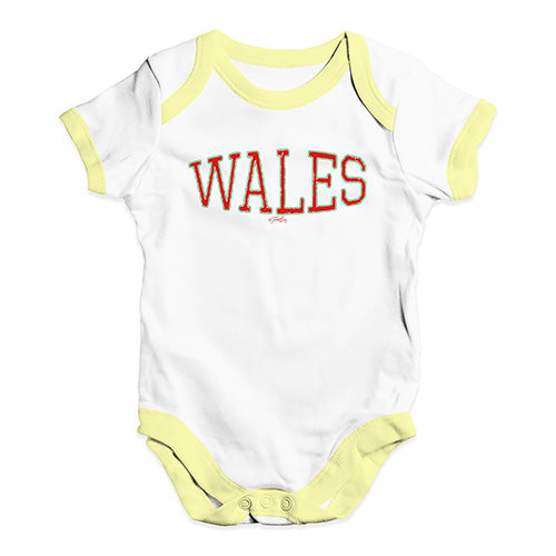 Wales College Grunge Baby Unisex Baby Grow Bodysuit