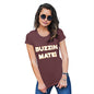 Womens Novelty T Shirt Buzzin Mate! Women's T-Shirt Small Burgundy