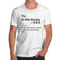 Mens Novelty T Shirt Christmas DBS Definition Men's T-Shirt Small White