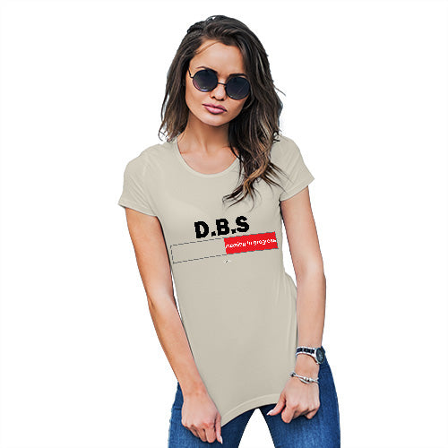 Womens Funny Tshirts DBS Meeting Women's T-Shirt X-Large Natural
