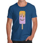 Funny T-Shirts For Guys Melting Ice Lolly Men's T-Shirt Large Royal Blue