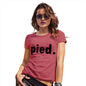 Funny Gifts For Women Pied Women's T-Shirt X-Large Red