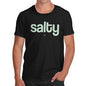 Funny T-Shirts For Men Salty Men's T-Shirt Small Black