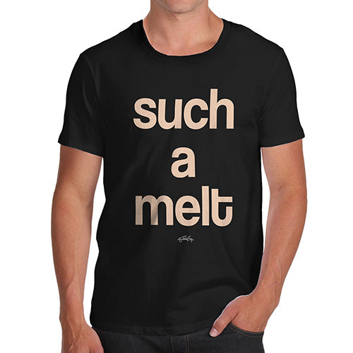 Funny Mens Tshirts Such A Melt Men's T-Shirt X-Large Black