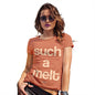 Womens Novelty T Shirt Christmas Such A Melt Women's T-Shirt Medium Orange