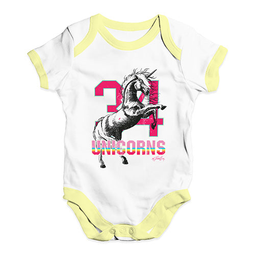 34 Unicorns Baby Unisex Baby Grow Bodysuit