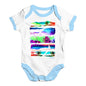 Neon Beach Cutouts Baby Unisex Baby Grow Bodysuit