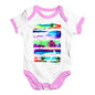 Neon Beach Cutouts Baby Unisex Baby Grow Bodysuit