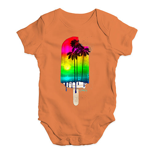 Rainbow Palms Ice Lolly Baby Unisex Baby Grow Bodysuit