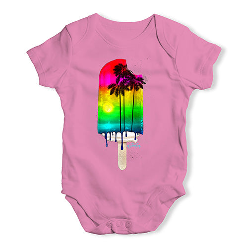 Rainbow Palms Ice Lolly Baby Unisex Baby Grow Bodysuit