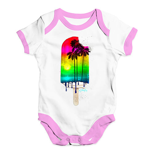 Rainbow Palms Ice Lolly Baby Unisex Baby Grow Bodysuit