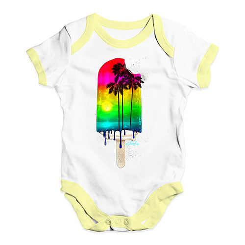 Rainbow Palms Ice Lolly Baby Unisex Baby Grow Bodysuit