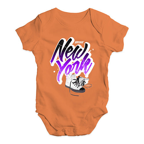 Bronx New York Sneakers Baby Unisex Baby Grow Bodysuit