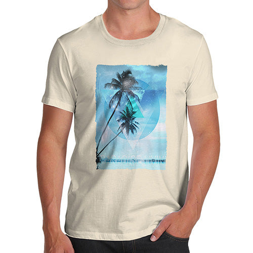 Funny T-Shirts For Men Paradise Livin' Men's T-Shirt X-Large Natural