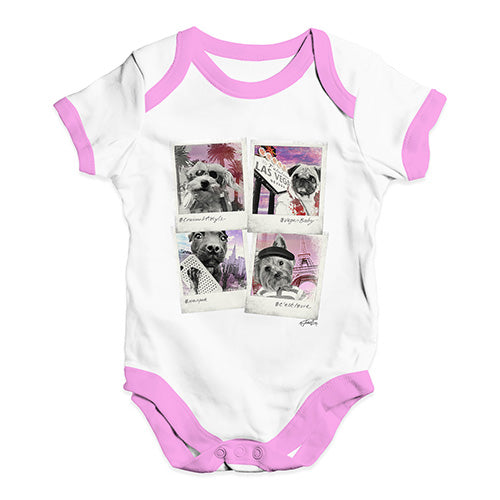 Dogs On Holiday Baby Unisex Baby Grow Bodysuit