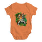 Tiger In The Grass Baby Unisex Baby Grow Bodysuit