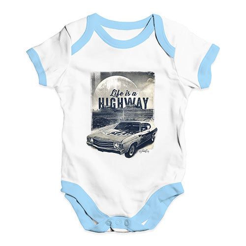 Life Is A Highway Baby Unisex Baby Grow Bodysuit