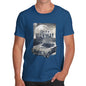 Funny T Shirts For Men Life Is A Highway Men's T-Shirt Large Royal Blue