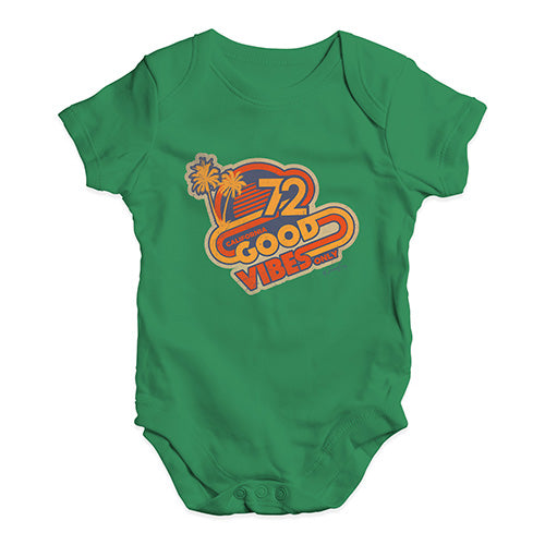 Good Vibes '72 Baby Unisex Baby Grow Bodysuit