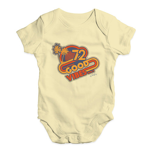 Good Vibes '72 Baby Unisex Baby Grow Bodysuit