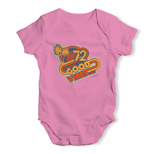 Good Vibes '72 Baby Unisex Baby Grow Bodysuit