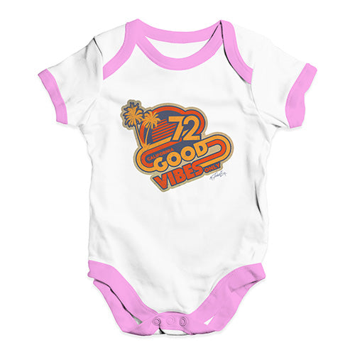 Good Vibes '72 Baby Unisex Baby Grow Bodysuit
