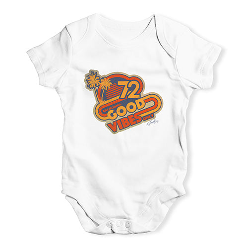 Good Vibes '72 Baby Unisex Baby Grow Bodysuit