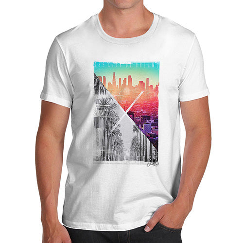 Mens Funny Sarcasm T Shirt Los Angeles City Of Dreams Men's T-Shirt Medium White