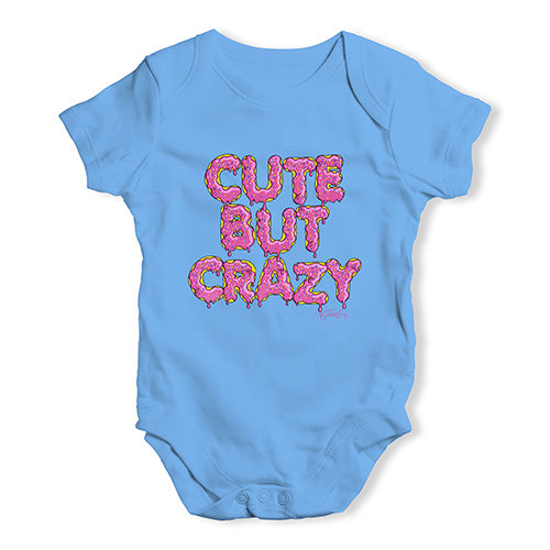 Cute But Crazy Baby Unisex Baby Grow Bodysuit