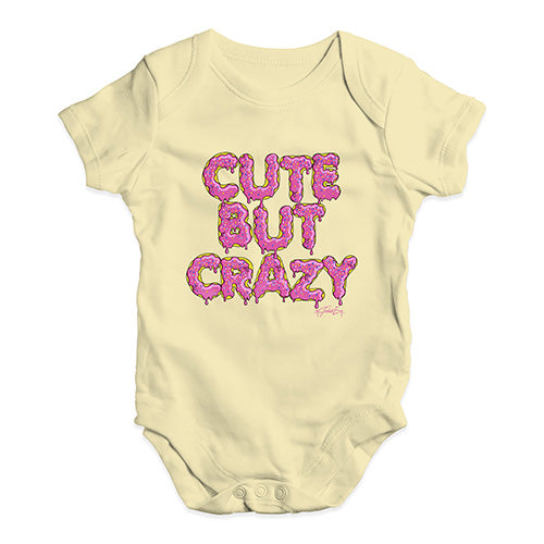 Cute But Crazy Baby Unisex Baby Grow Bodysuit