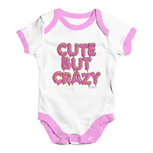 Cute But Crazy Baby Unisex Baby Grow Bodysuit