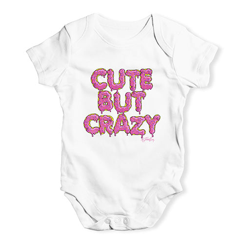 Cute But Crazy Baby Unisex Baby Grow Bodysuit