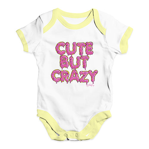 Cute But Crazy Baby Unisex Baby Grow Bodysuit