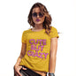 Womens Humor Novelty Graphic Funny T Shirt Cute But Crazy Women's T-Shirt X-Large Yellow