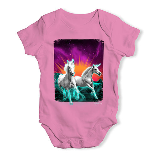 Virtual Reality Unicorns Baby Unisex Baby Grow Bodysuit