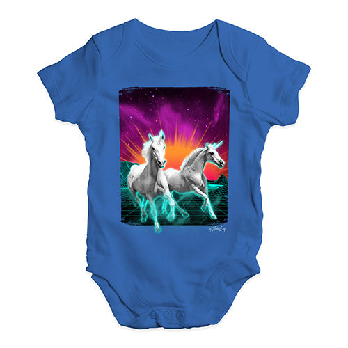 Virtual Reality Unicorns Baby Unisex Baby Grow Bodysuit