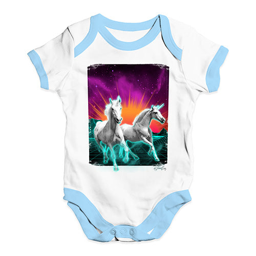 Virtual Reality Unicorns Baby Unisex Baby Grow Bodysuit