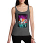 Funny Tank Top For Mom Virtual Reality Unicorns Women's Tank Top X-Large Dark Grey