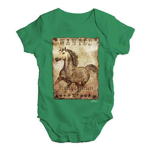 Unicorn Wanted Poster Baby Unisex Baby Grow Bodysuit