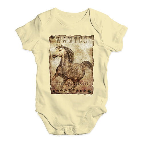 Unicorn Wanted Poster Baby Unisex Baby Grow Bodysuit