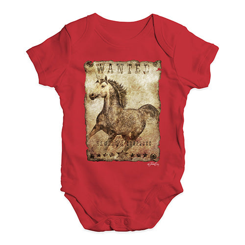 Unicorn Wanted Poster Baby Unisex Baby Grow Bodysuit