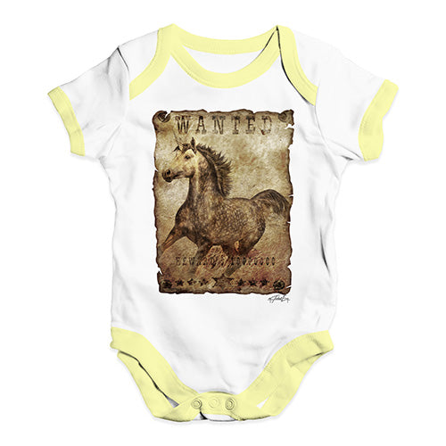 Unicorn Wanted Poster Baby Unisex Baby Grow Bodysuit