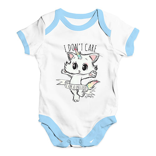 I Don't Care I Am A Unicorn Baby Unisex Baby Grow Bodysuit