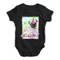 Unicorn Ice Cream Pug Baby Unisex Baby Grow Bodysuit