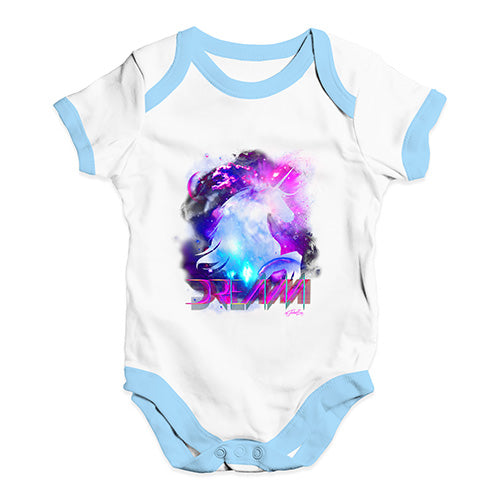 Purple Dream Unicorn Baby Unisex Baby Grow Bodysuit