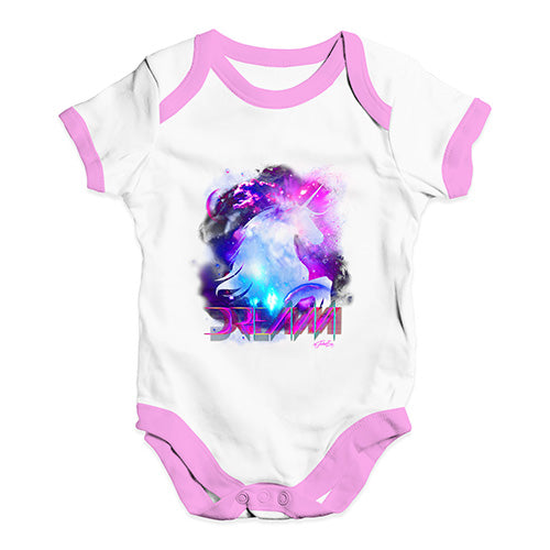 Purple Dream Unicorn Baby Unisex Baby Grow Bodysuit